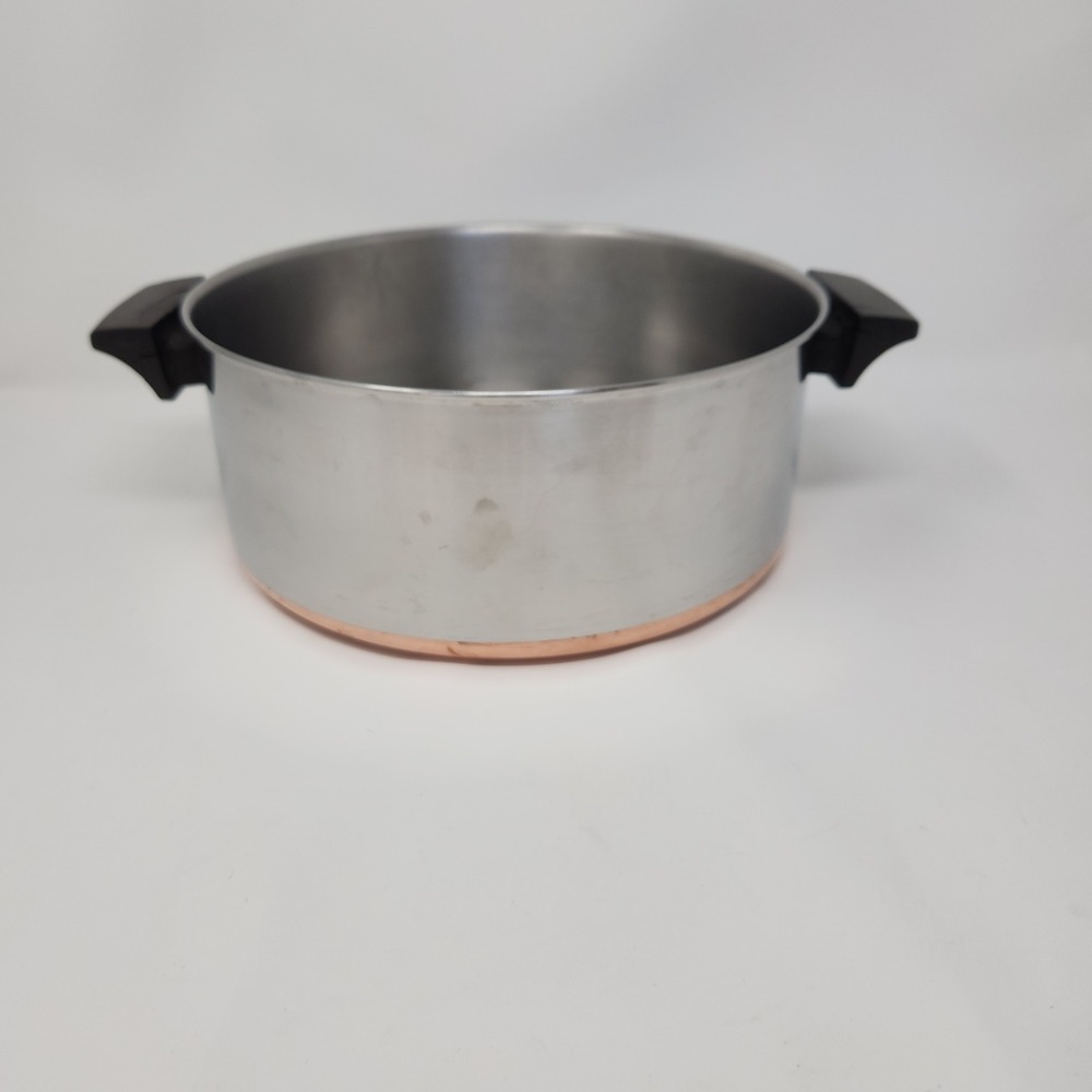 Vintage Revere Ware Copper Clad Bottom 3-quart Pot Pan